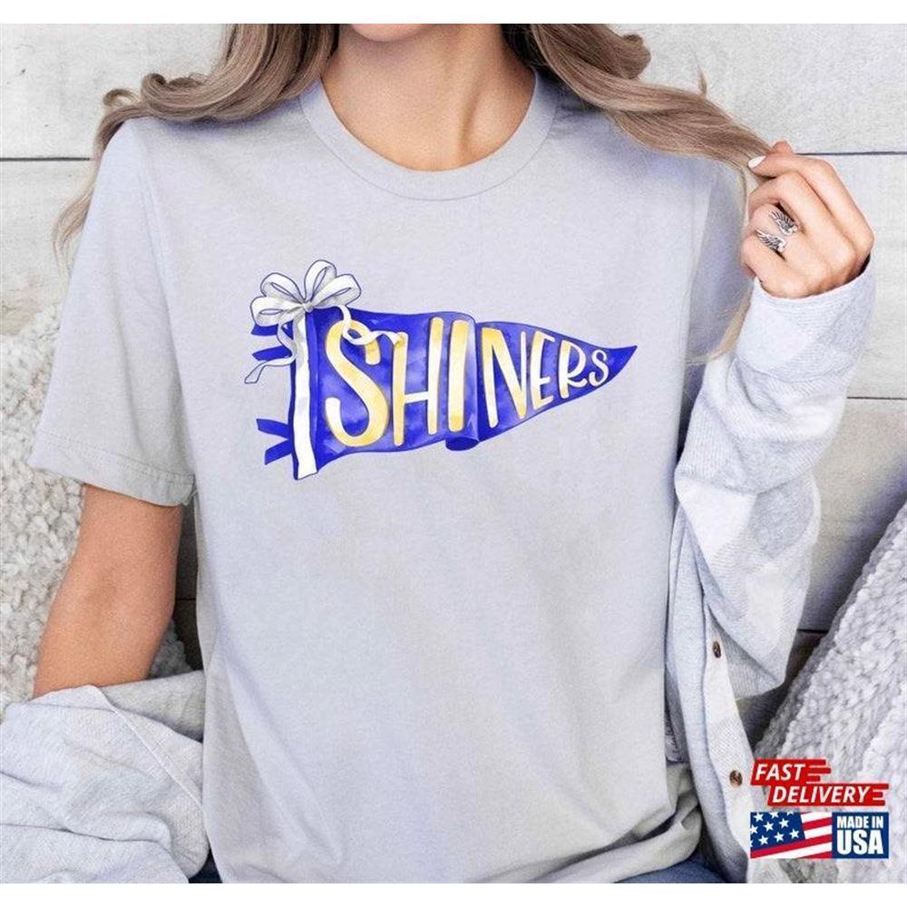 Custom Watercolor Pennants Flag Mascot Shirt Girly School Spirit Shirt